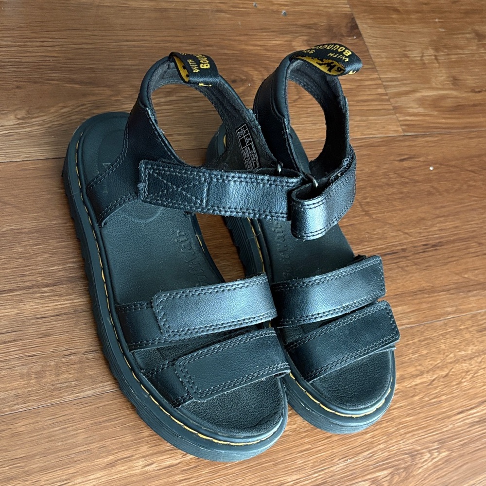 Dr. Martens Black Kids Sandals